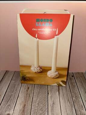 Mondo Llama Clay Candleholder Kit